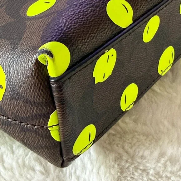 Coach Neon Dots Cosmetic Pouch/ Bag - Picture 8 of 16